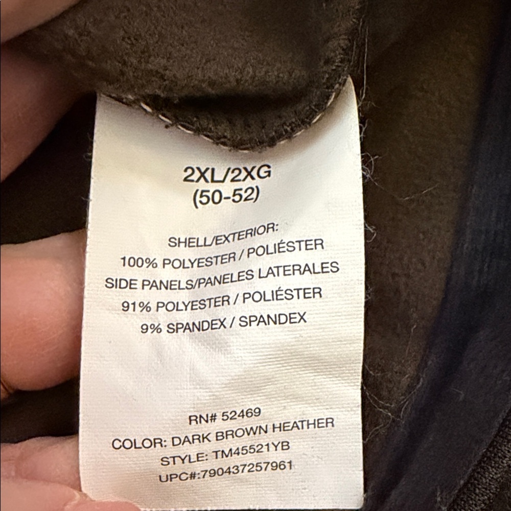Free Tech SoftShell Full Zip Jacket Drawstring Bottom Water Resistant Windproof - Picture 9 of 10